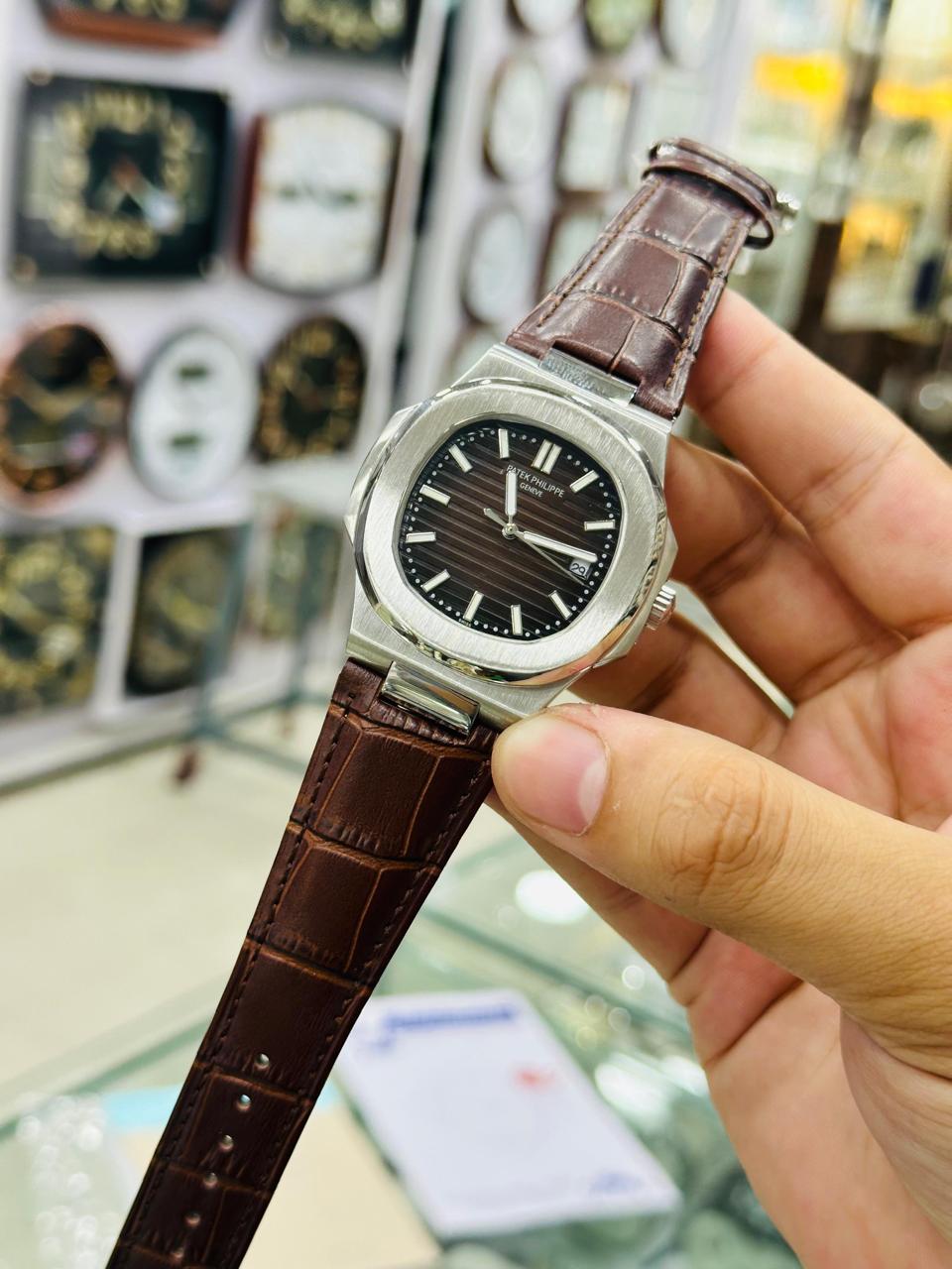 Patek Philippe Nautilus | Master Qaulity - Leather edition